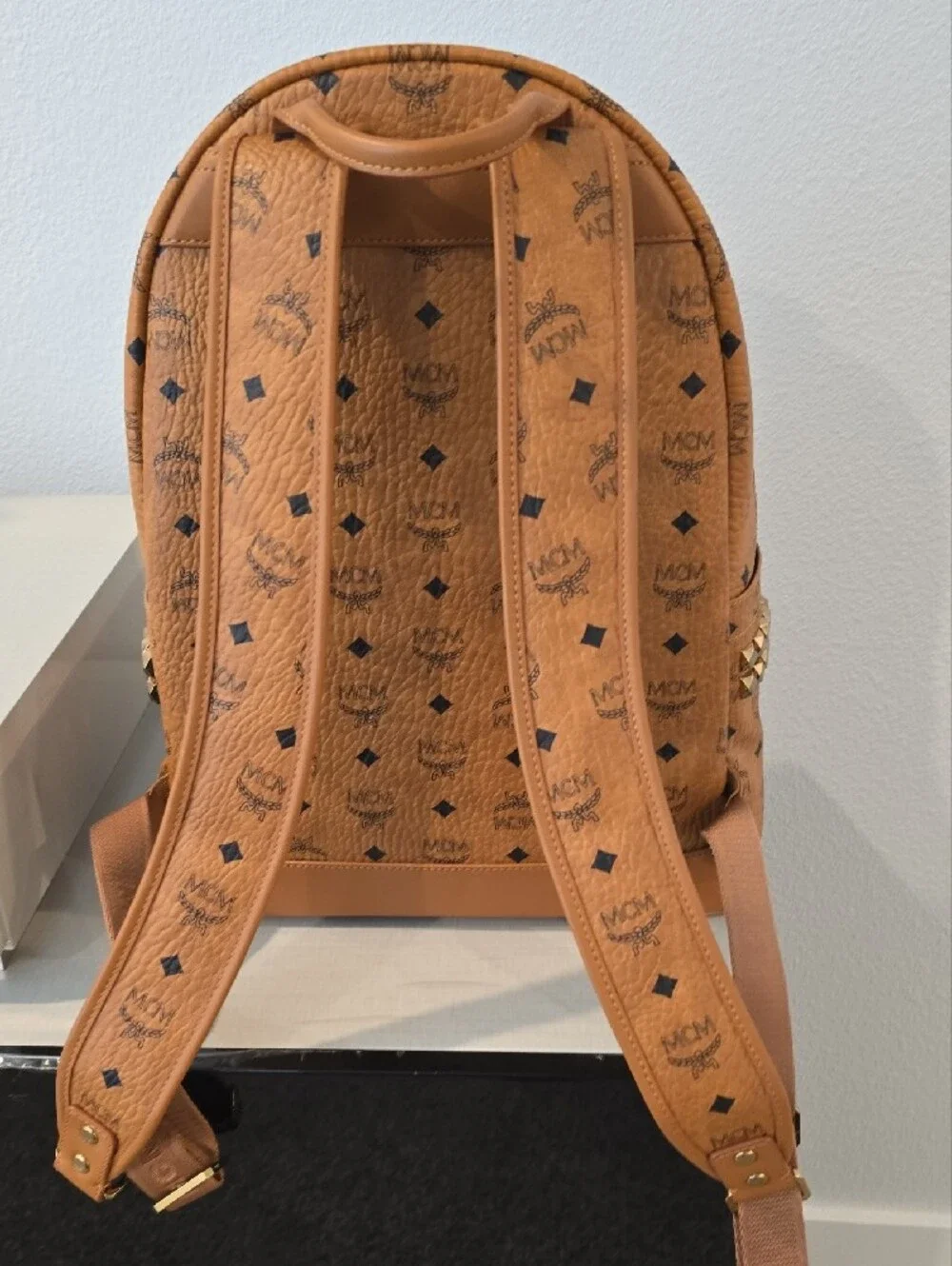 MCM backpack cognac